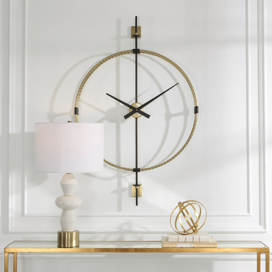 Uttermost Time Flies Modern Wall Clock 06106