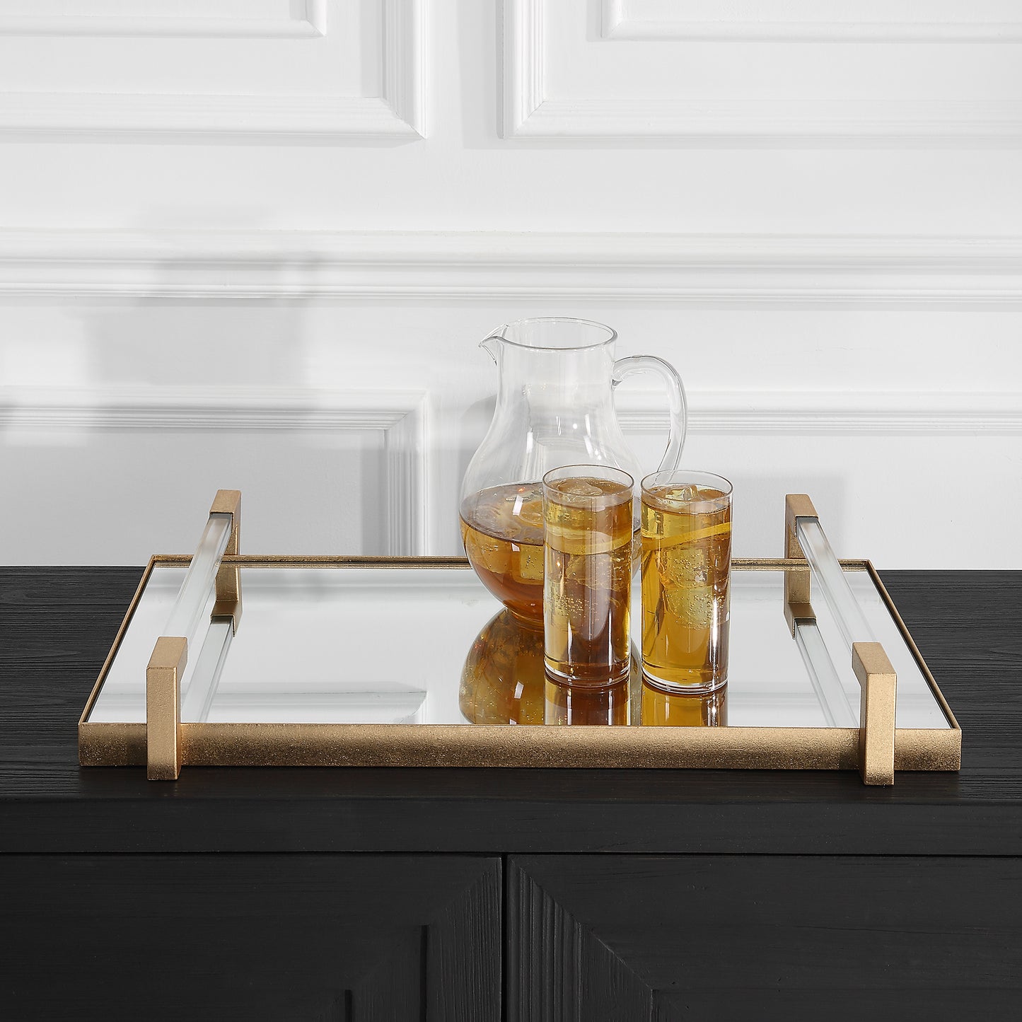 Uttermost Deki Gold Mirrored Tray 18083