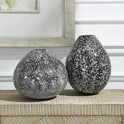 Uttermost Cosmic Black & White Vases, Set/2 18097