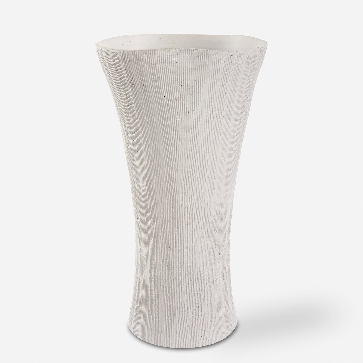 Uttermost Floreana Tall White Vase 18105