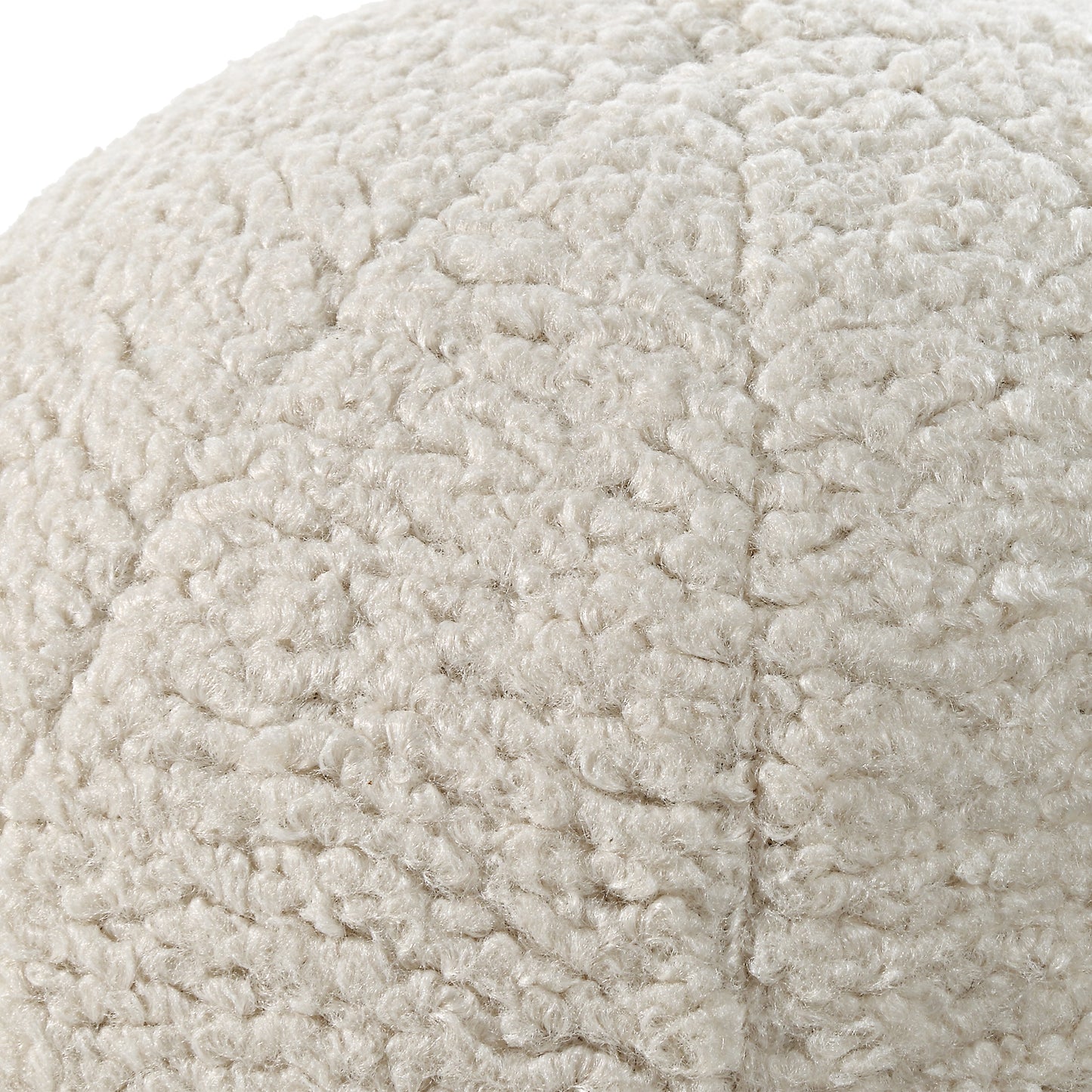 Uttermost Capra Ball Sheepskin Pillows, S/2 64048