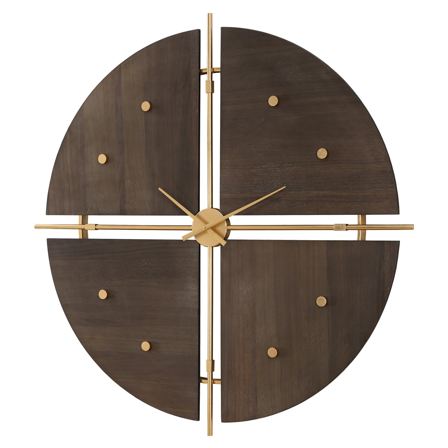 Uttermost Walnut Elegance Wall Clock 06465