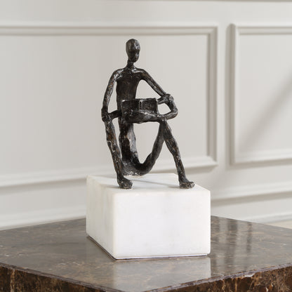 Uttermost Sit Back, Relax And Read, Iron Sculpture 18162