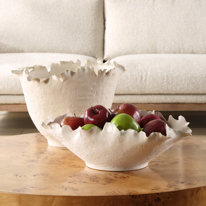 Uttermost Blossom Short Off-white Bowl 18154