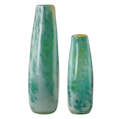 Uttermost High Tide Glass Vases, S/2 18157