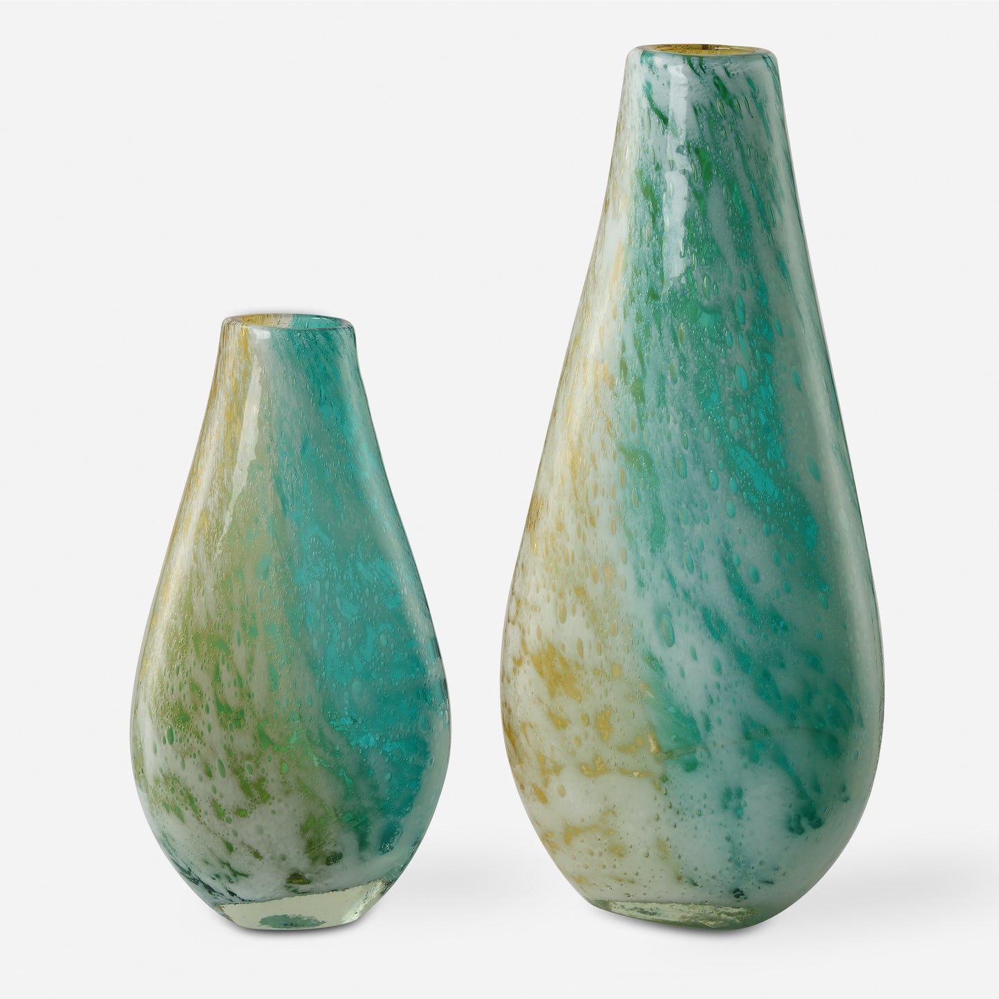 Uttermost High Tide Glass Vases, S/2 18157