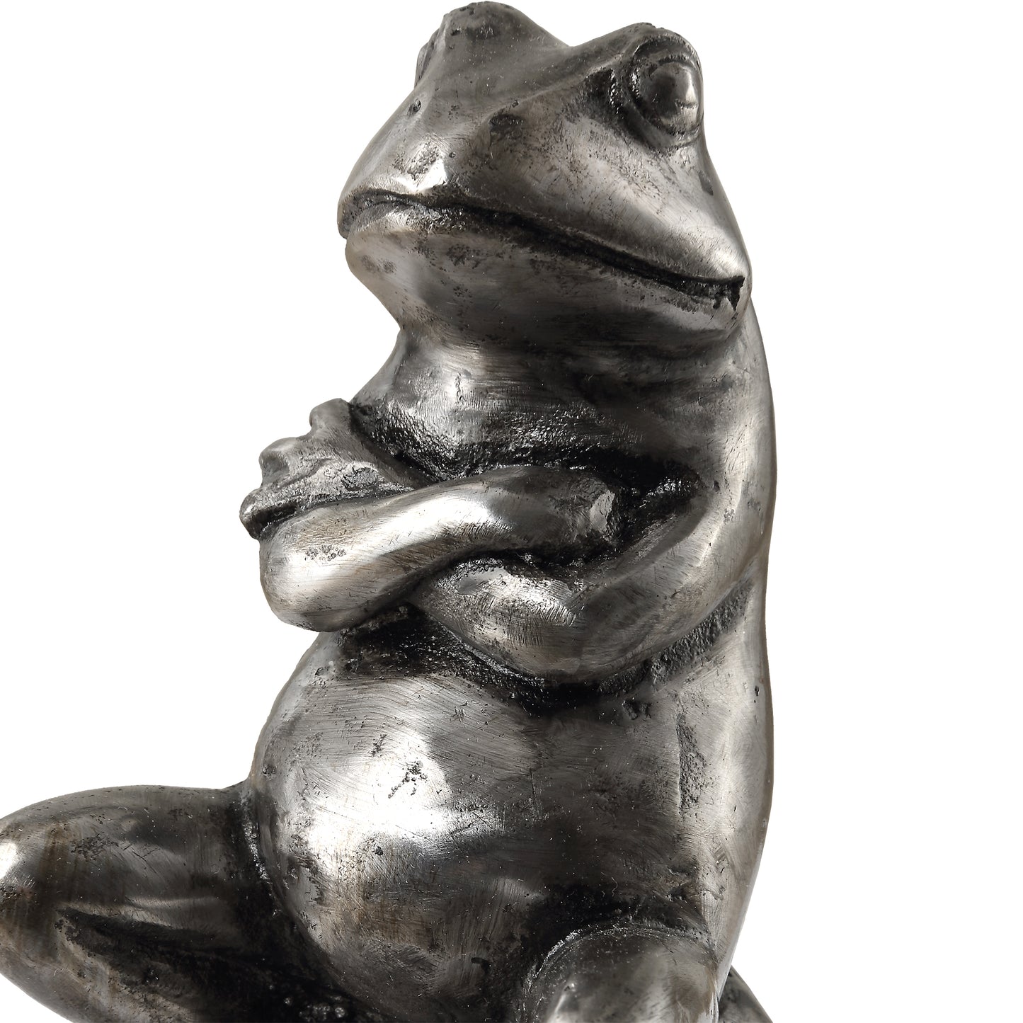 Uttermost Daydreaming Frogs Aged Silver Bookends, S/2 18150