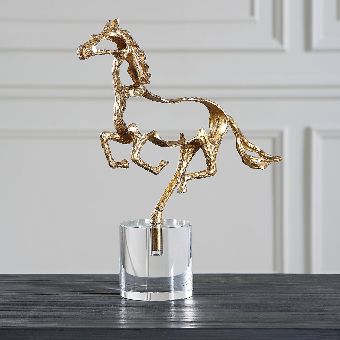 Uttermost Gallop Gold Sculpture 18146