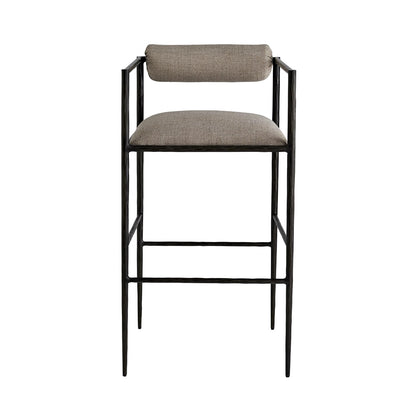 Arteriors Home Barbana Bar Stool Pewter Texture 4709