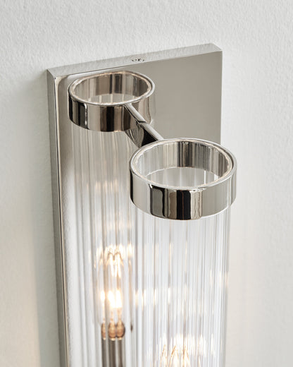 Visual Comfort Studio Alexa Hampton Demi Sconce in Polished Nickel AW1041PN