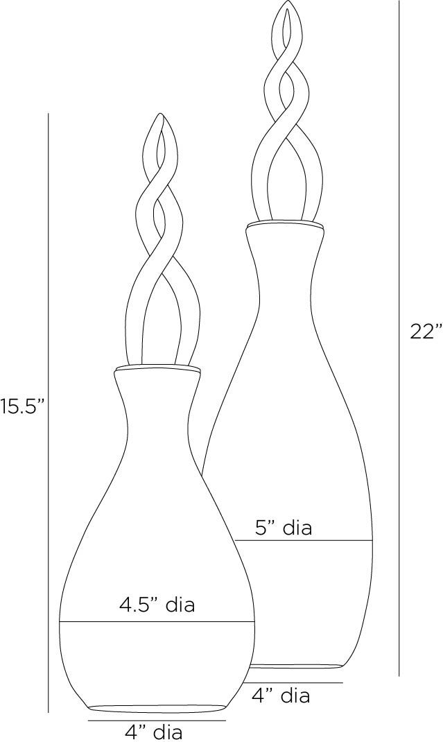 Arteriors Home Elixir Decanters, Set of 2 ARI12