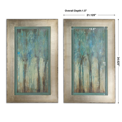 Uttermost Whispering Wind Framed Art, S/2 41410