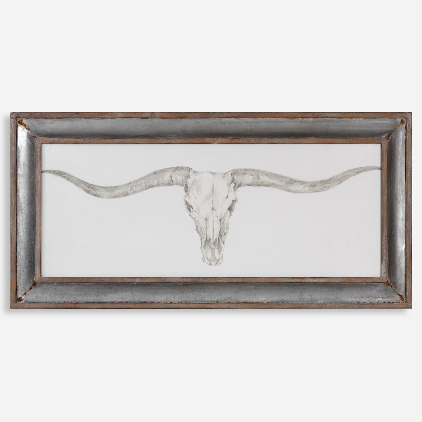 Uttermost Western Skull Mount Print 51106