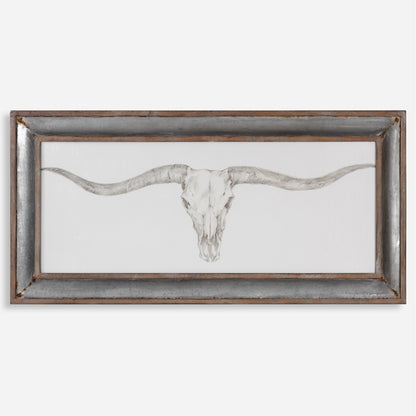 Uttermost Western Skull Mount Print 51106