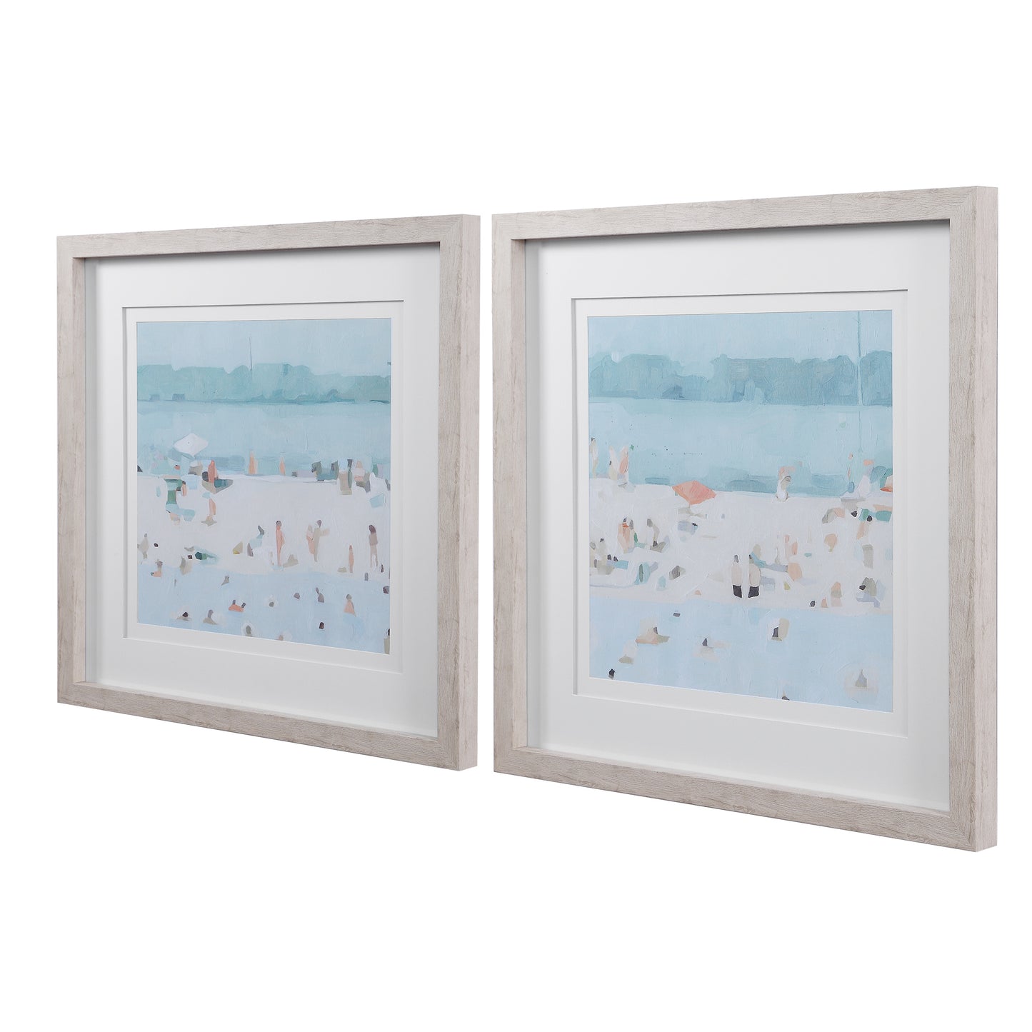 Uttermost Sea Glass Sandbar Framed Prints, Set/2 33695