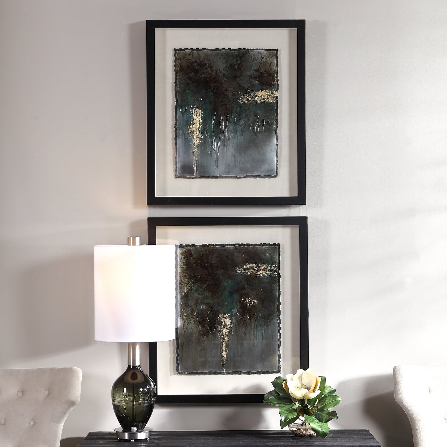 Uttermost Rustic Patina Framed Prints, Set/2 35366