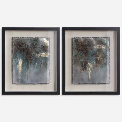 Uttermost Rustic Patina Framed Prints, Set/2 35366