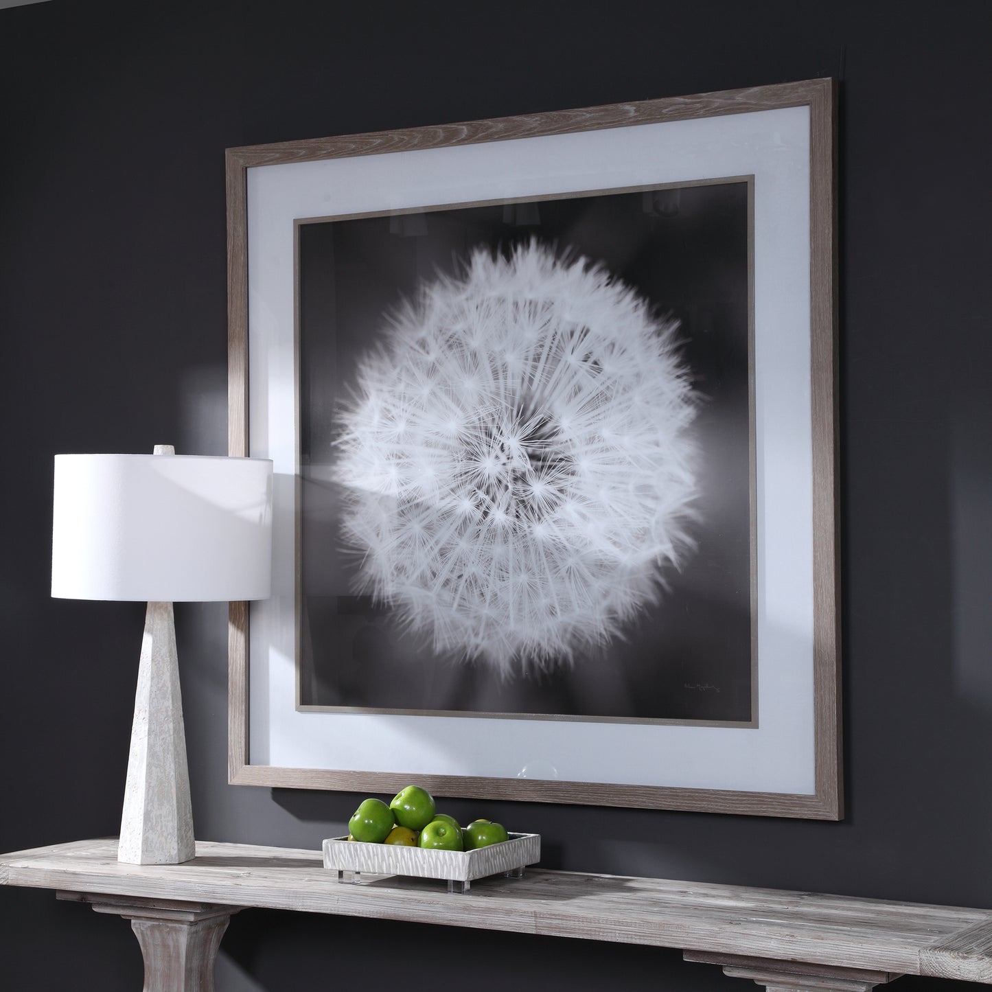 Uttermost Dandelion Seedhead Framed Print 33711