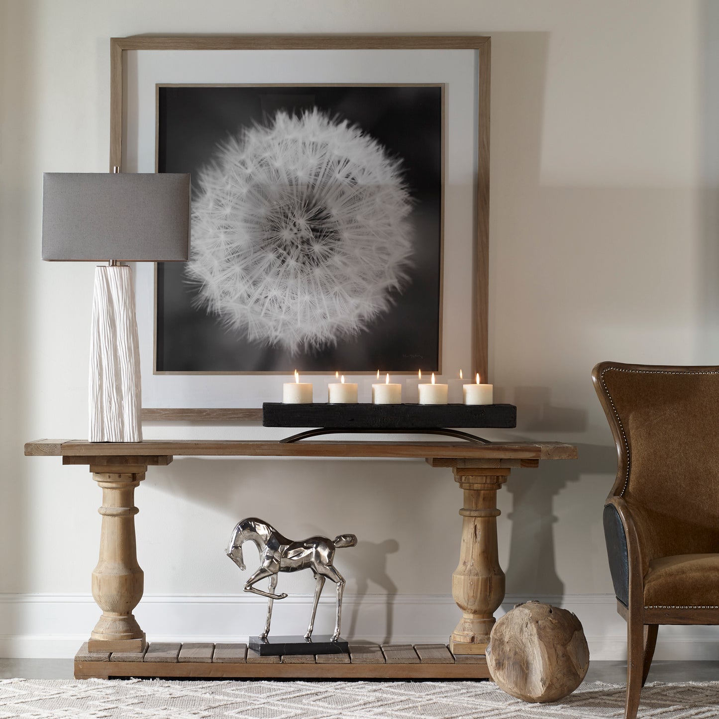 Uttermost Dandelion Seedhead Framed Print 33711