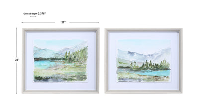 Uttermost Plein Air Reservoir Watercolor Prints, S/2 33719