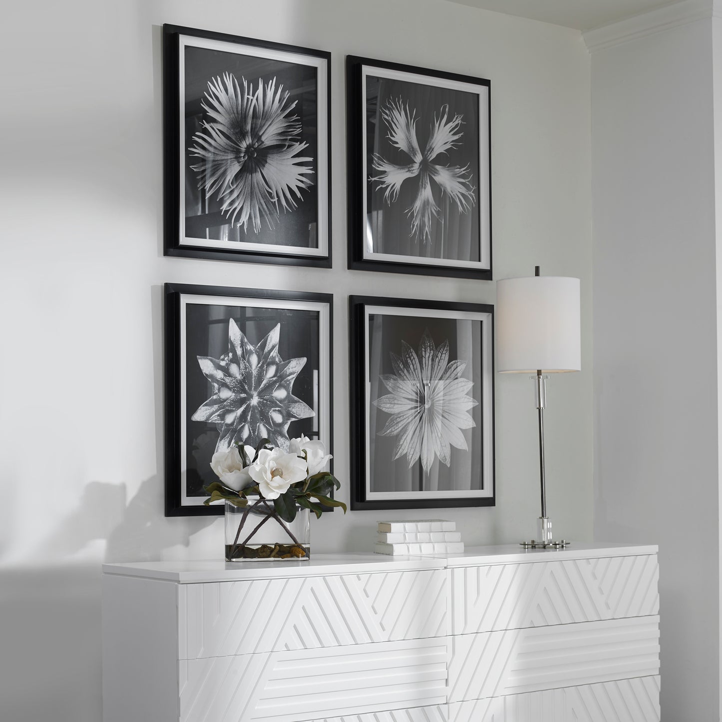 Uttermost Contemporary Floret Framed Prints, S/4 41427