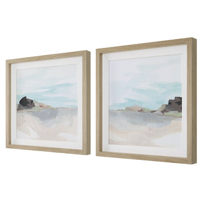 Uttermost Glacial Coast Framed Prints, Set/2 41445