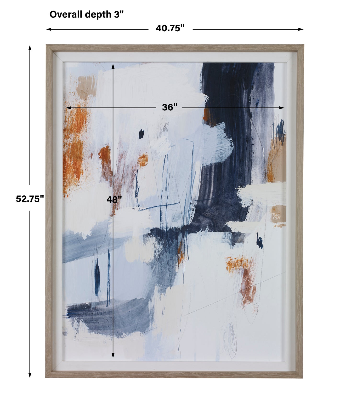 Uttermost Variant Abstract Framed Print 41448