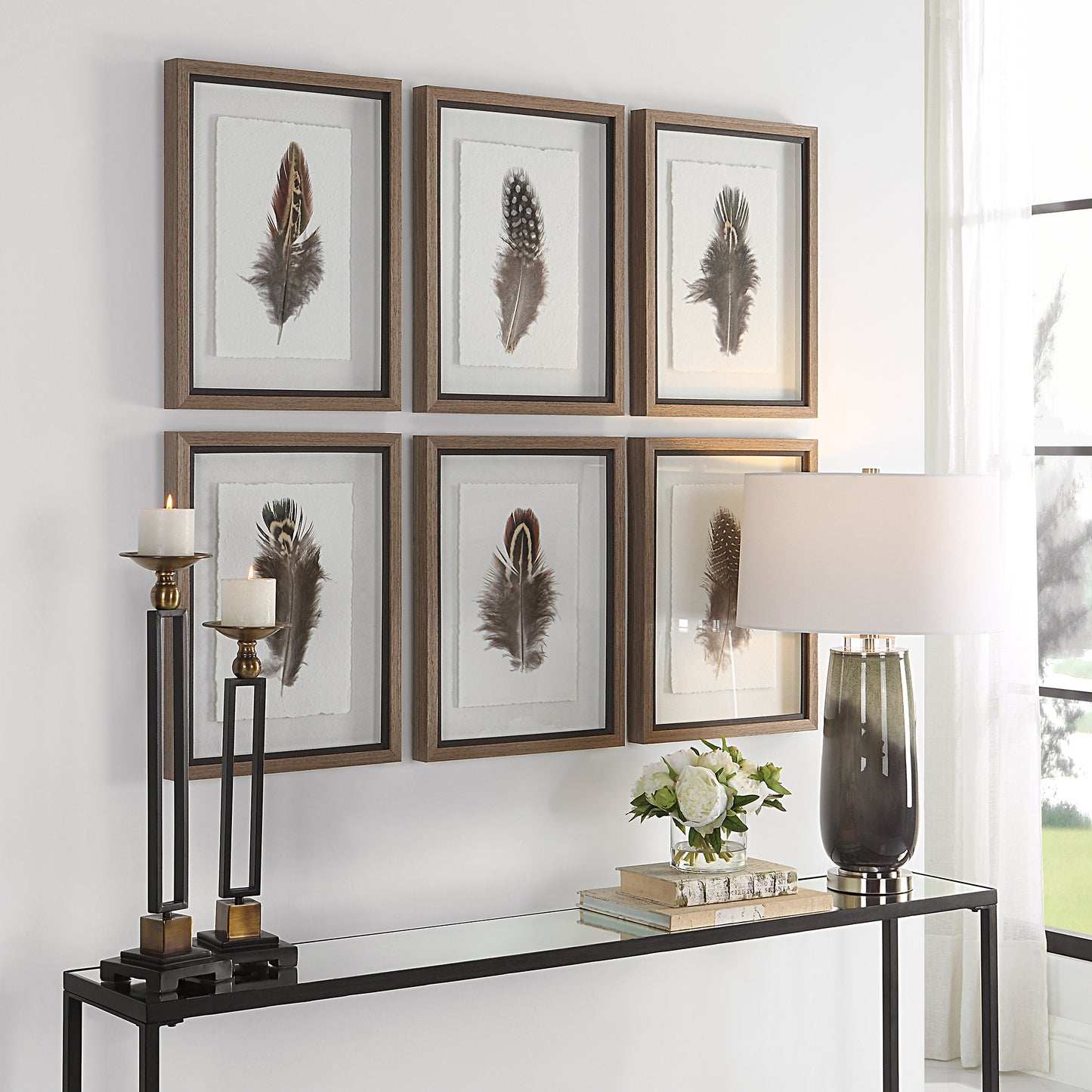 Uttermost Birds Of A Feather Framed Prints, S/6 41460