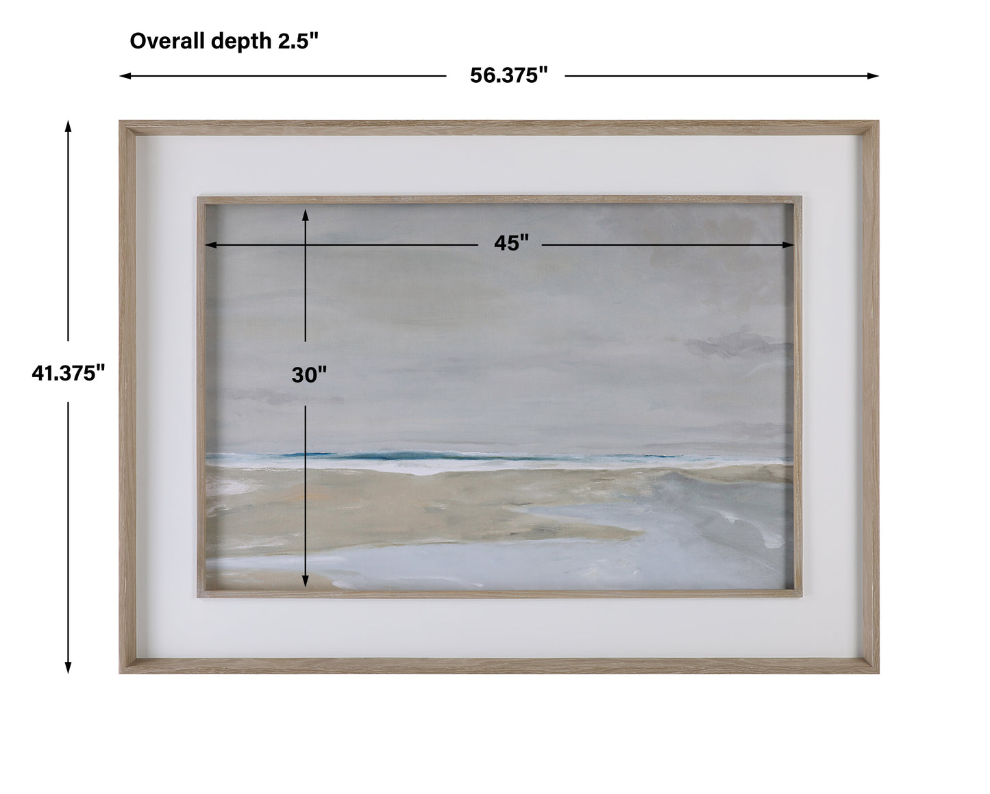 Uttermost Oregon Coast Framed Print 32266