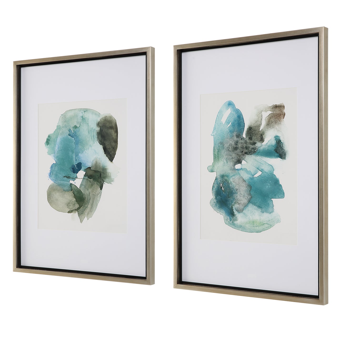 Uttermost Blueprints Watercolor Prints, Set Of 2 32291