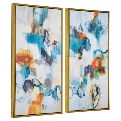 Uttermost Casual Moments Framed Abstract Art, Set/2 32325