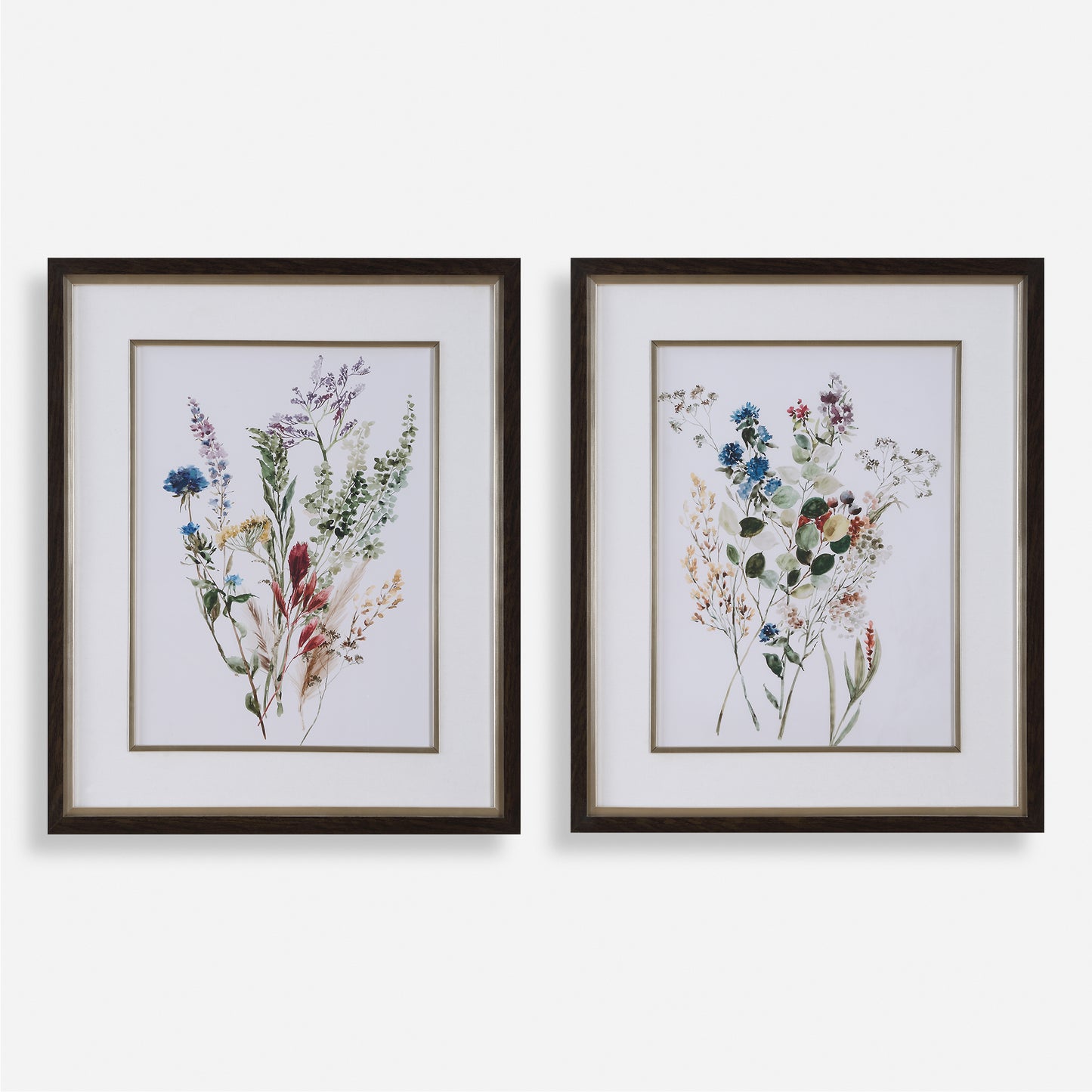 Uttermost Delicate Flowers Framed Prints, S/2 32341