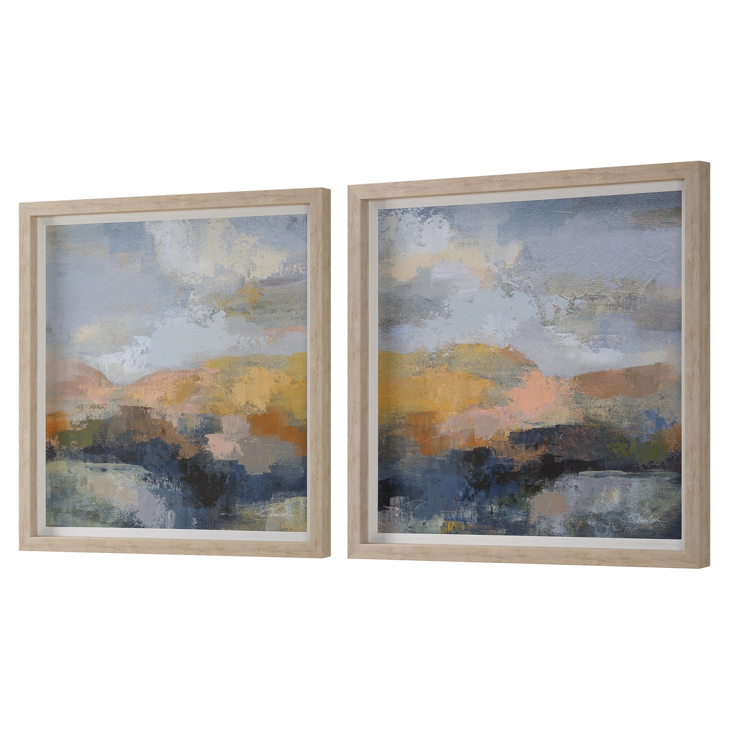 Uttermost Dusk Framed Prints, S/2 32342