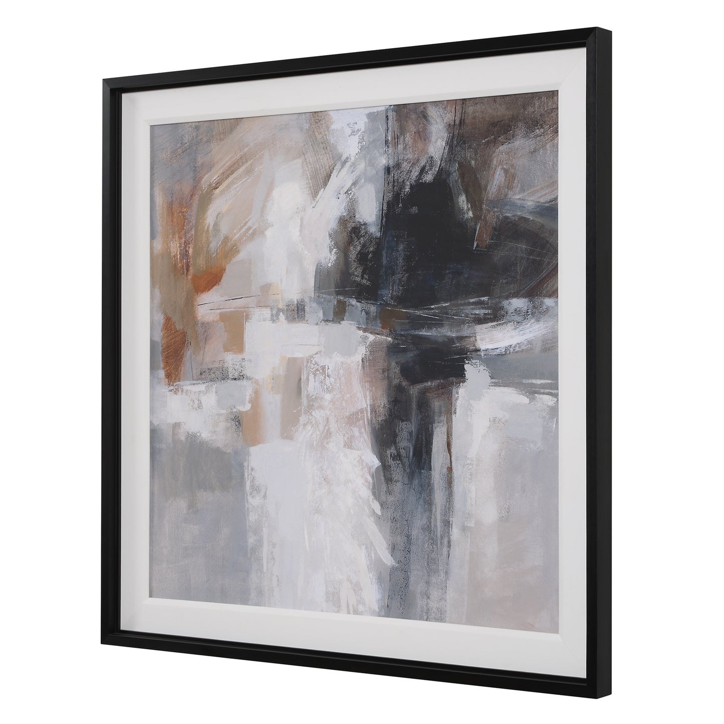 Uttermost Wings Neutral Abstract Framed Print 32347