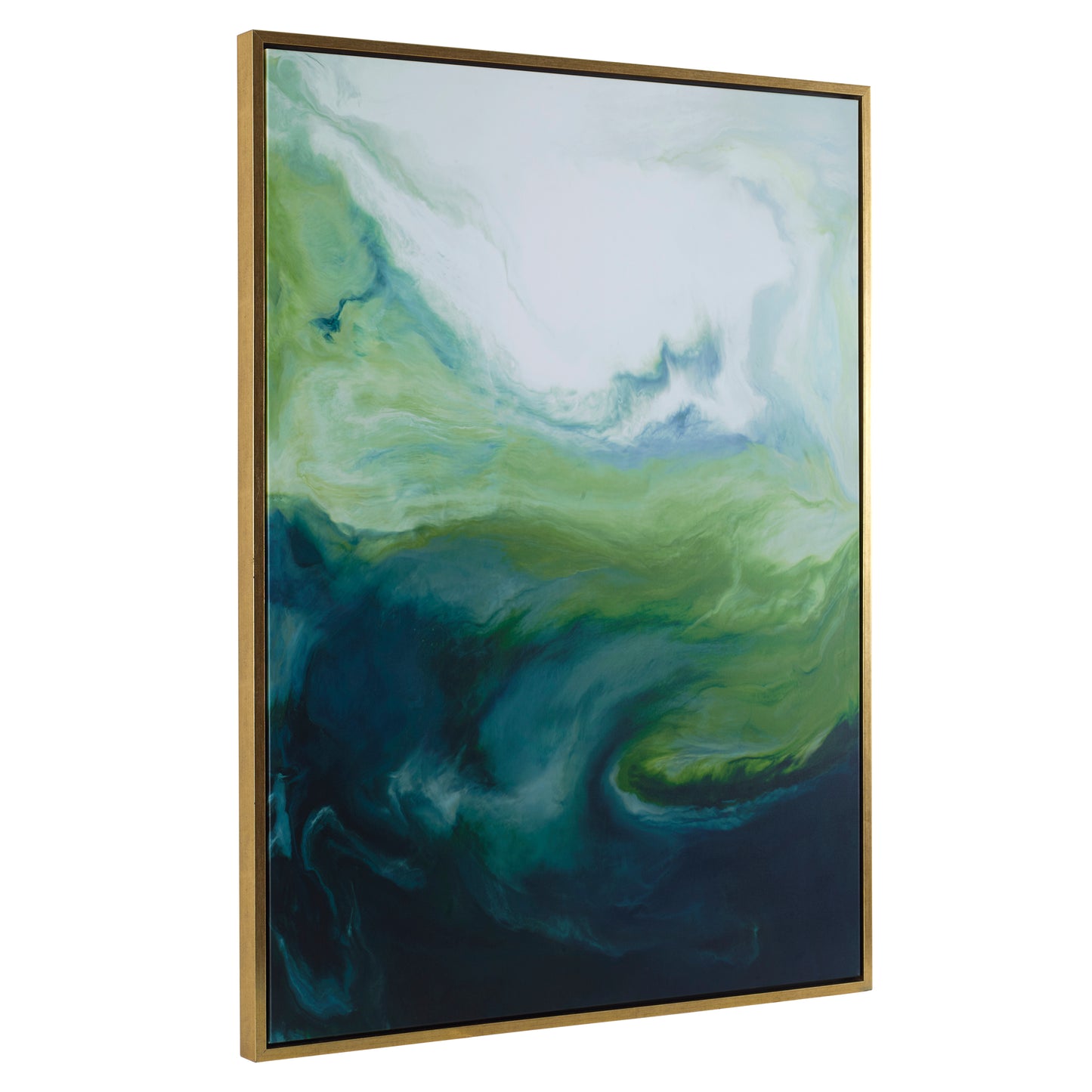 Uttermost Serene Green Framed Abstract Art 32367