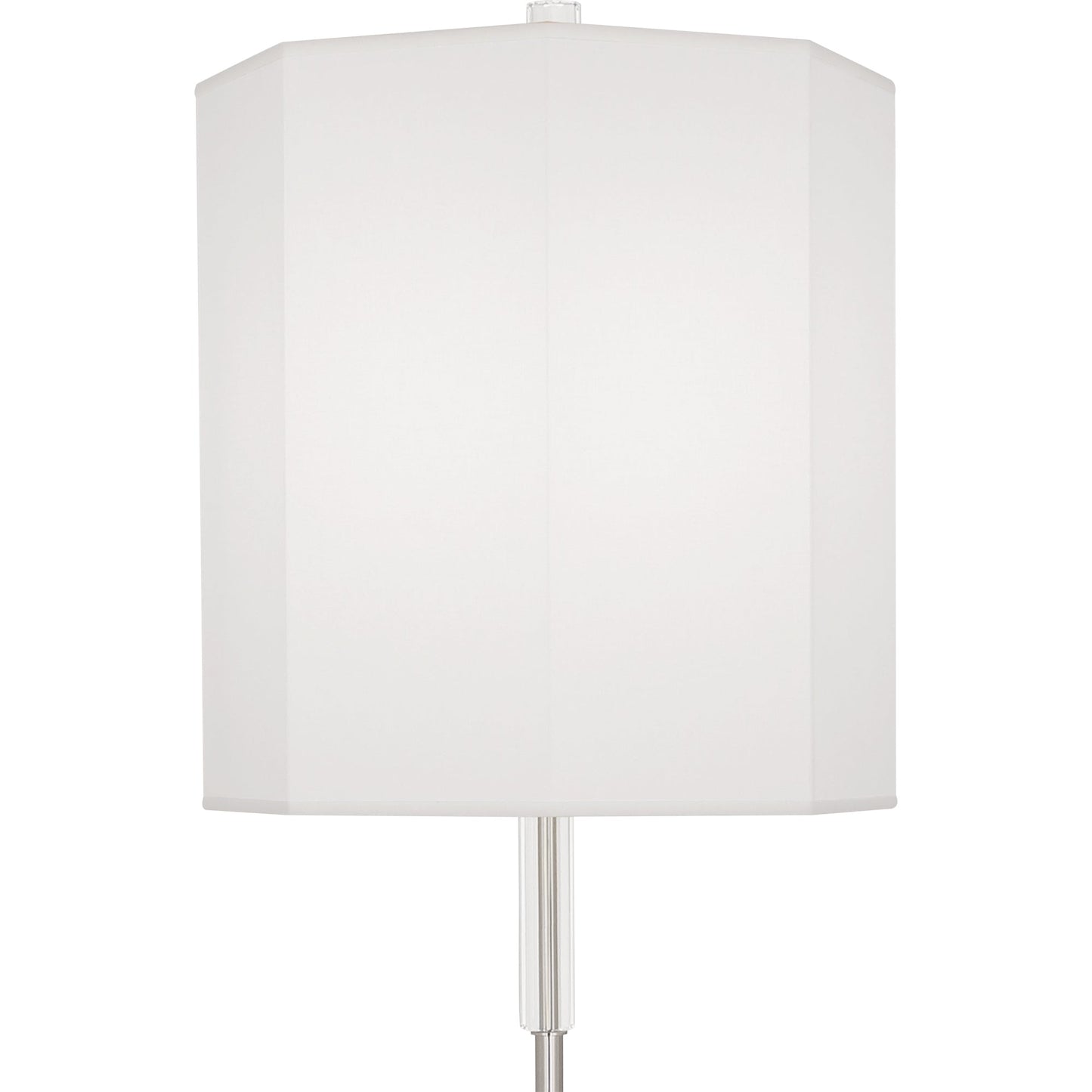 Robert Abbey  Kate Floor Lamp in Polished Nickel Finish with Clear Crystal Accents AW07