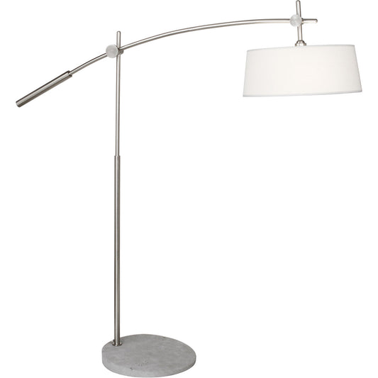 Robert Abbey  Rico Espinet Miles Floor Lamp in Brushed Nickel Finish B2097