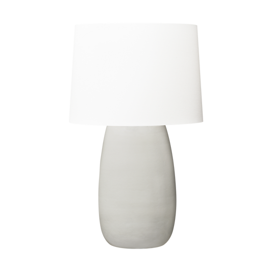 Visual Comfort Studio Barbara Barry Roma Table Lamp in Shellish Grey BT1081SHG1