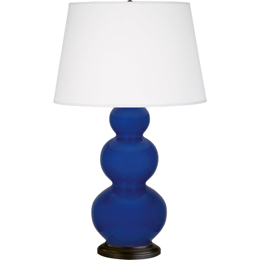 Robert Abbey  Cobalt Triple Gourd Table Lamp CT41X