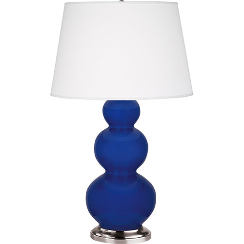 Robert Abbey  Cobalt Triple Gourd Table Lamp CT42X