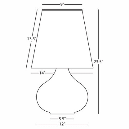 Robert Abbey  Cobalt June Accent Lamp CT91