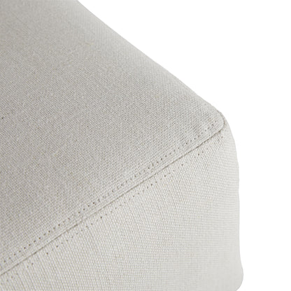 Arteriors Home Tuck Ottoman Bone Linen DB8002