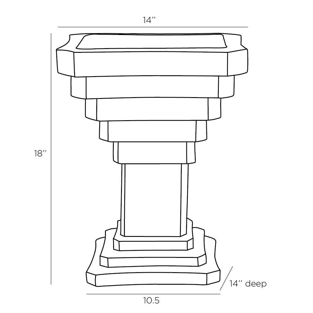 Arteriors Home Cantilever Large Planter DC5000