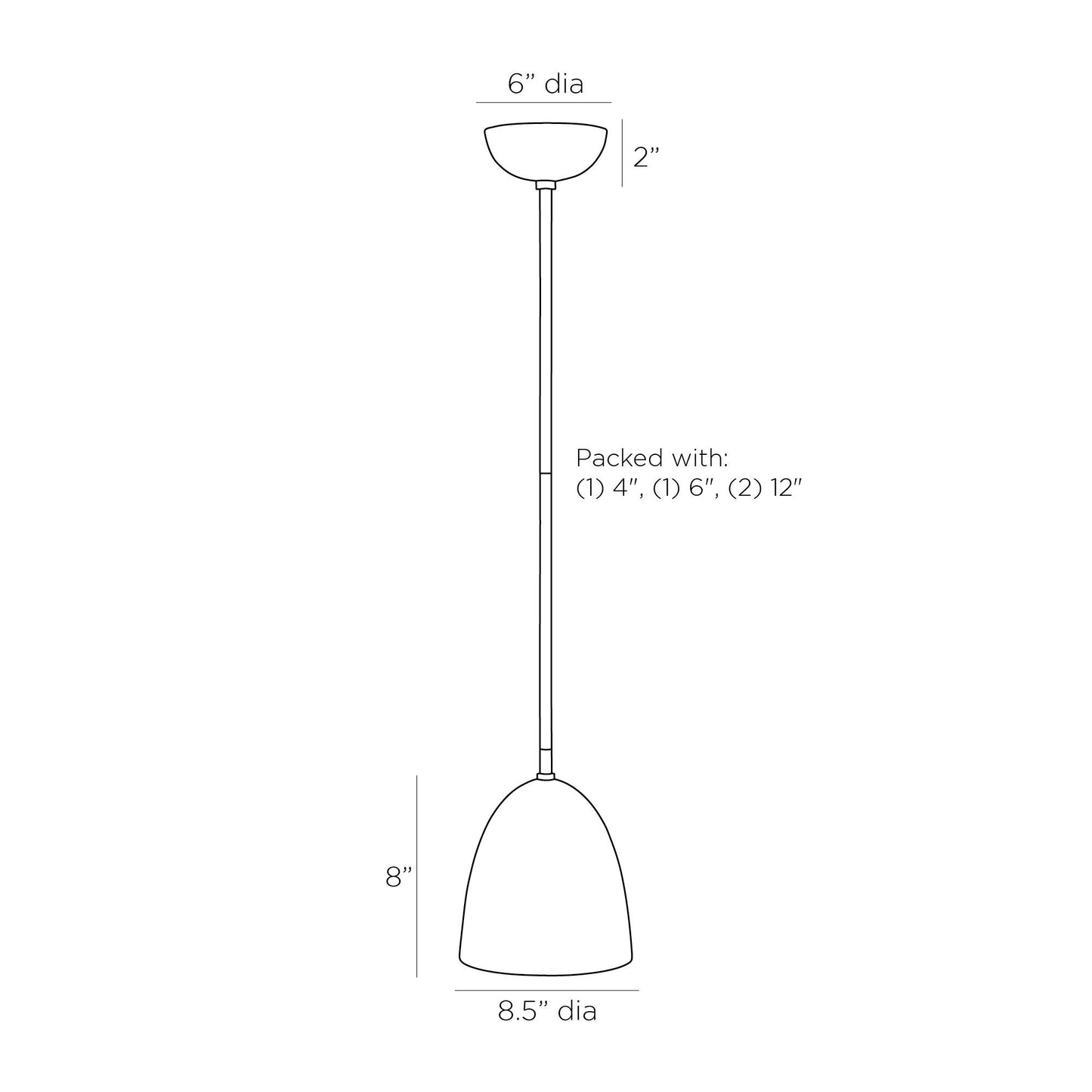 Arteriors Home Wade Flush Mount or Pendant in Taupe DFC02