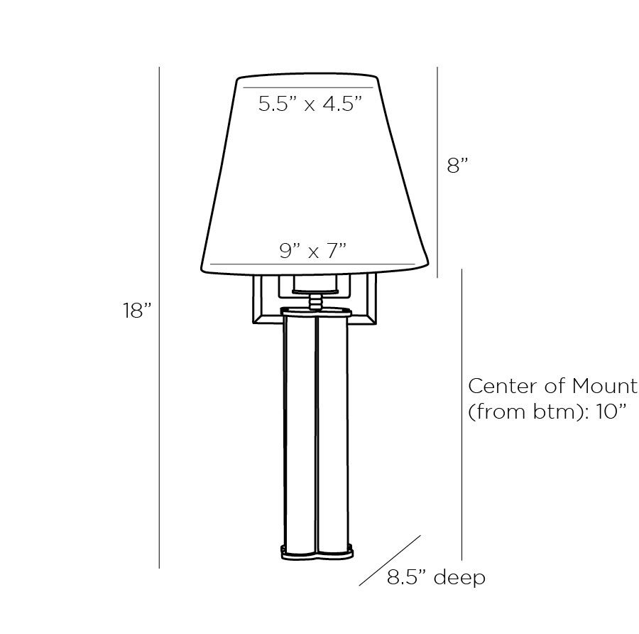 Arteriors Home Eckart Sconce DJ49001-626