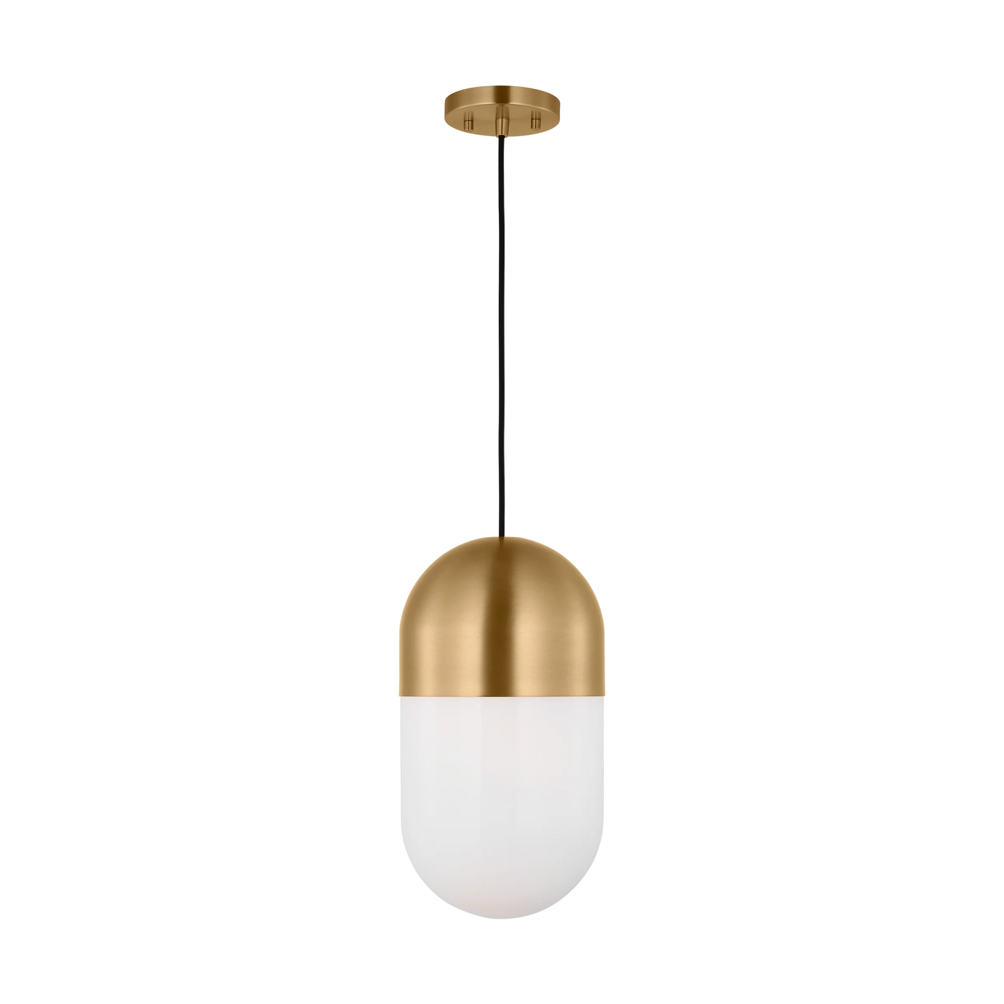 Visual Comfort Studio Drew & Jonathan Scott Foster Medium Pendant in Satin Brass DJP1141SB