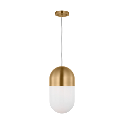 Visual Comfort Studio Drew & Jonathan Scott Foster Medium Pendant in Satin Brass DJP1141SB