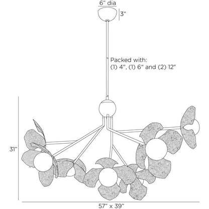 Arteriors Home Generosa Chandelier DLC32