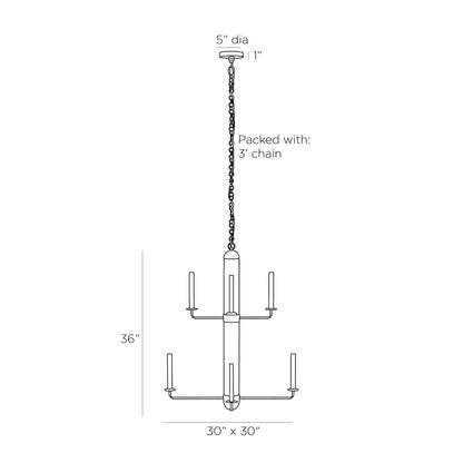 Arteriors Home Walden Chandelier DMI04