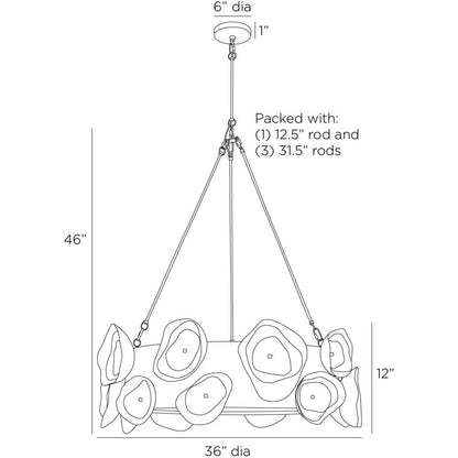 Arteriors Home Gaia Chandelier DMI17